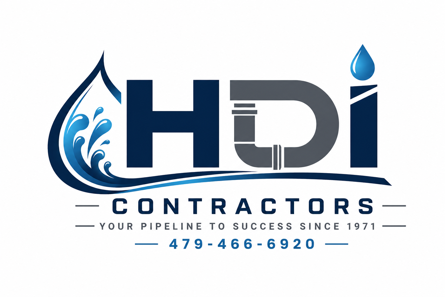 HDI Contractors commercial plumbing company logo